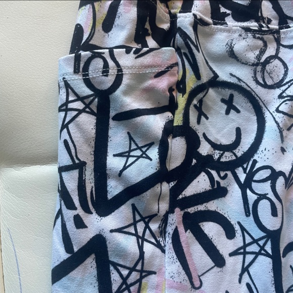 Good vibes intimate performance smiley face long tights. - Picture 3 of 4